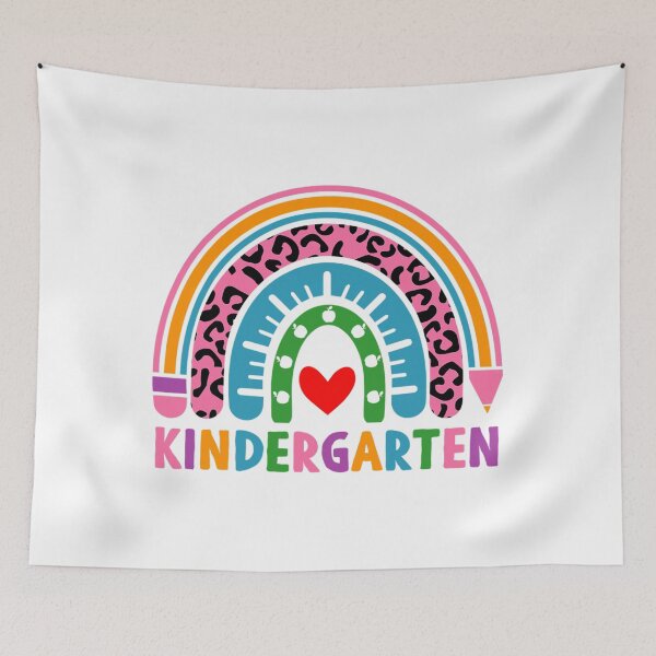 Item preview, Leopard Rainbow Kindergarten Teacher First Day of School designed and sold by zimmermansmp.