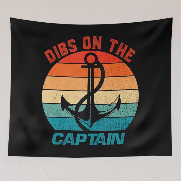 Item preview, Wife Dibs on the Captain Funny Captain wife retro designed and sold by zimmermansmp.