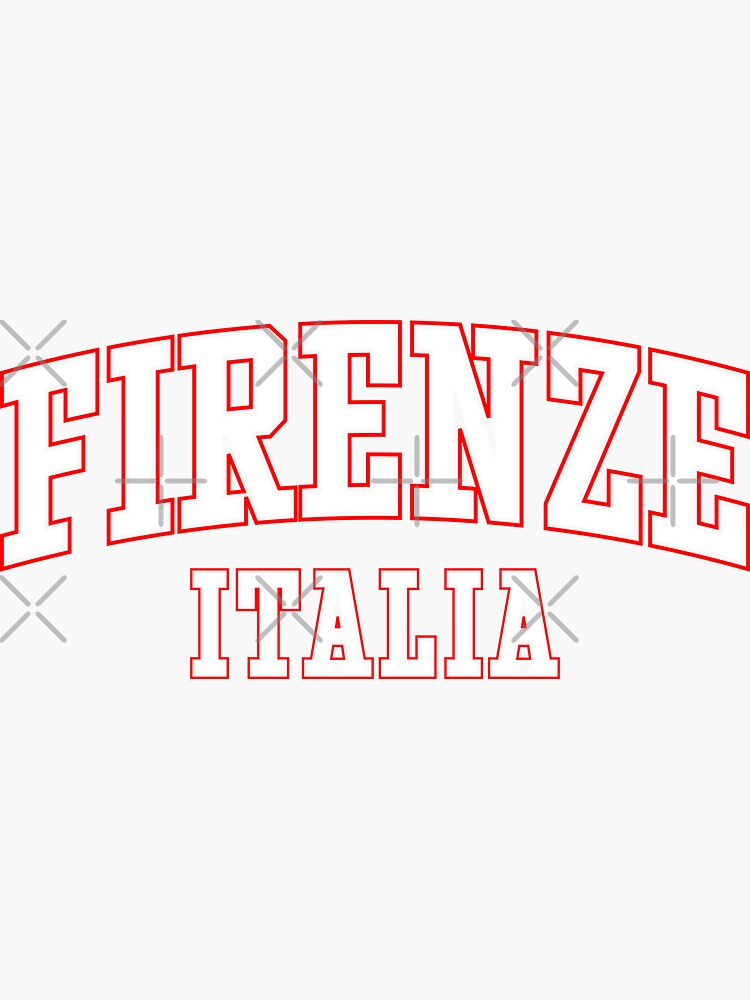 "Firenze Italia - Florence Italy Souvenir" Sticker for Sale by mBshirts ...