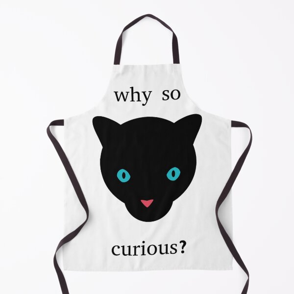 Item preview, Why so curious black cat up designed and sold by Opalaeo.