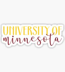 University of Minnesota Sticker