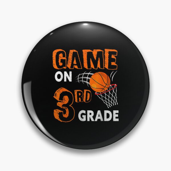 Item preview, Game On 3rd Grade Basketball Back To School Funny Gift designed and sold by zimmermansmp.