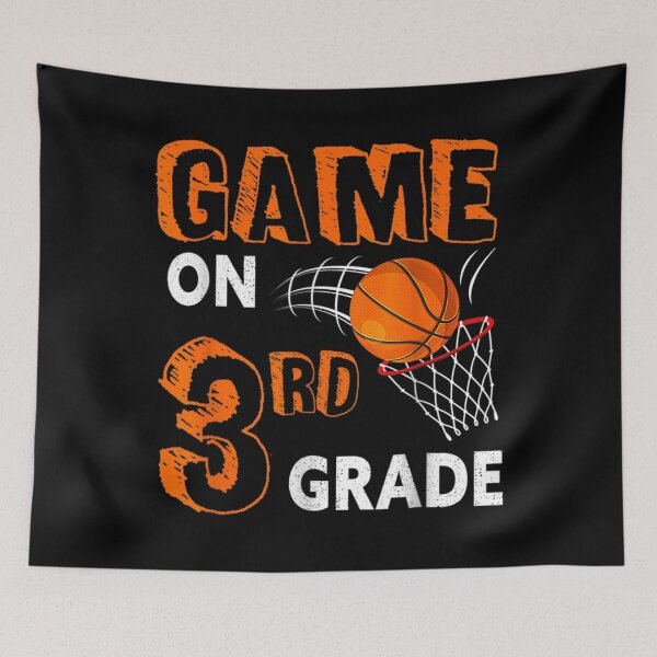Item preview, Game On 3rd Grade Basketball Back To School Funny Gift designed and sold by zimmermansmp.