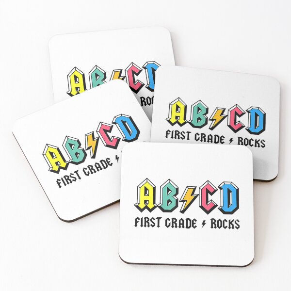 Item preview, ABCD First Grade Rocks Back To School 1st Grade Teacher designed and sold by zimmermansmp.