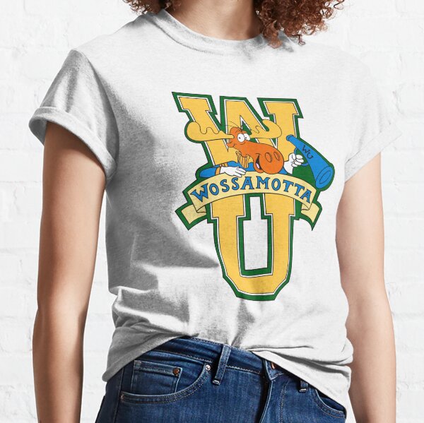 Rocky and Bullwinkle Wossamotta U Logo Classic T-Shirt