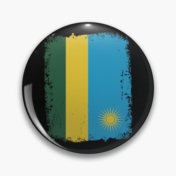 Item preview, Rwanda Flag Distressed designed and sold by rafaeltto.