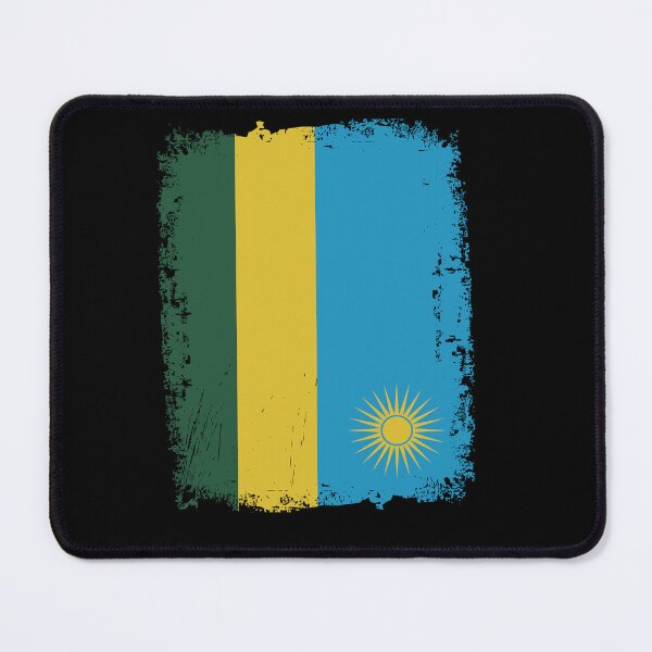 Item preview, Rwanda Flag Distressed designed and sold by rafaeltto.