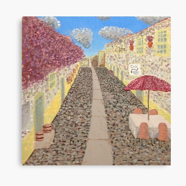 Cobblestoned Street Canvas Print