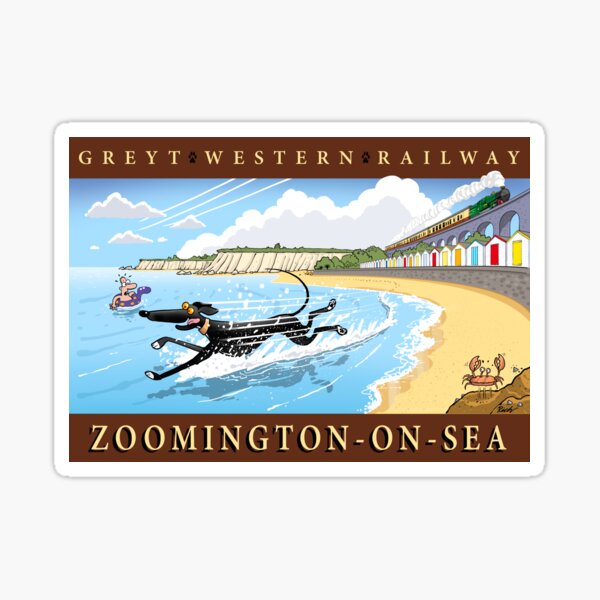 Greyt Western: Zoomington-on-sea Sticker