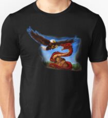 Rock, Dragon, and Eagle Unisex T-Shirt