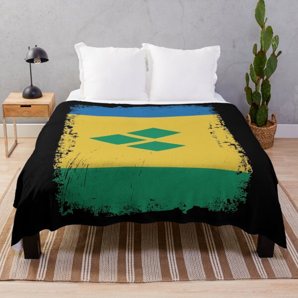 Item preview, Saint Vincent  _ the Grenadines Flag Distressed designed and sold by rafaeltto.