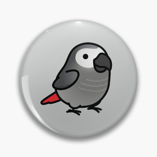 Item preview, Chubby African Grey designed and sold by birdhism.