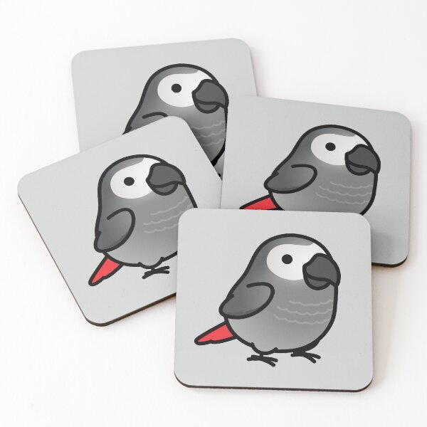 Item preview, Chubby African Grey designed and sold by birdhism.