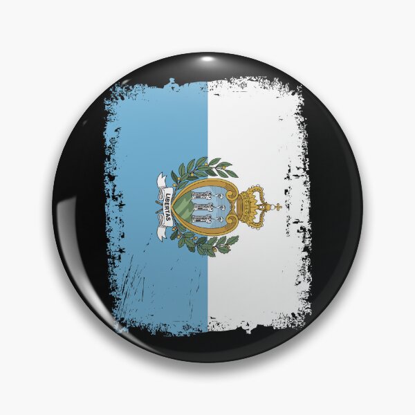 Artikelvorschau, San Marino Flag Distressed entworfen und verkauft von rafaeltto.
