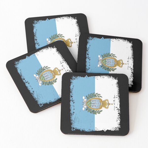 Item preview, San Marino Flag Distressed designed and sold by rafaeltto.