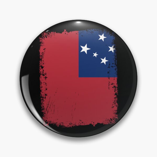 Item preview, Samoa Flag Distressed designed and sold by rafaeltto.