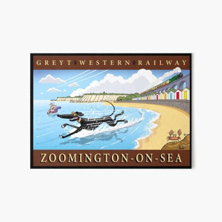 Aperçu de l'œuvre Greyt Western: Zoomington-sur-mer créée et vendue par RichSkipworth.