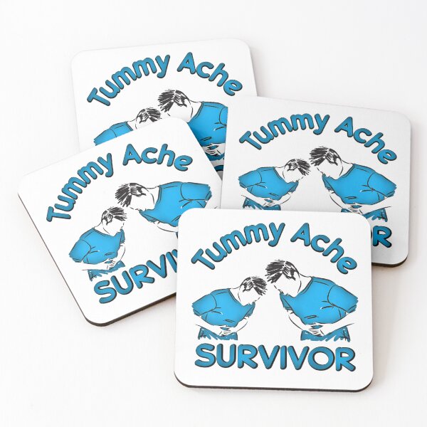 Item preview, Vintage Tummy Ache Survivor Stomachache IBS Funny Men Women  designed and sold by DerexPro.