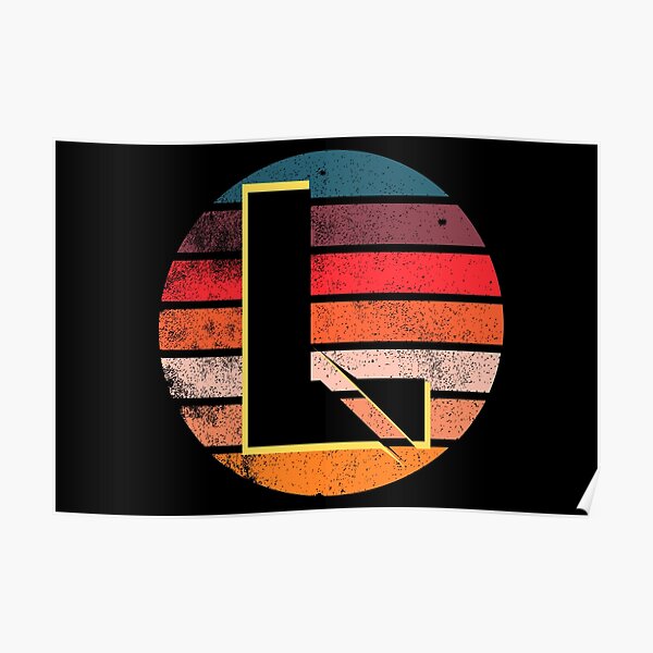 "101 Gifts Starting with the Letter L Alphabet Letter" Poster for