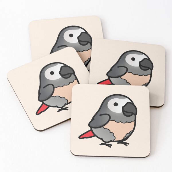 Item preview, Chubby Congo African Grey - Plucker designed and sold by birdhism.