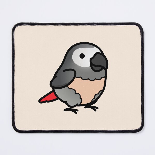 Item preview, Chubby Congo African Grey - Plucker designed and sold by birdhism.