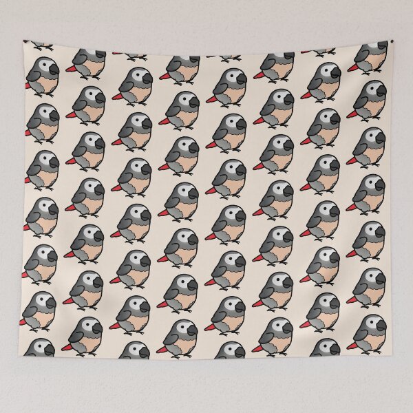 Item preview, Chubby Congo African Grey - Plucker designed and sold by birdhism.