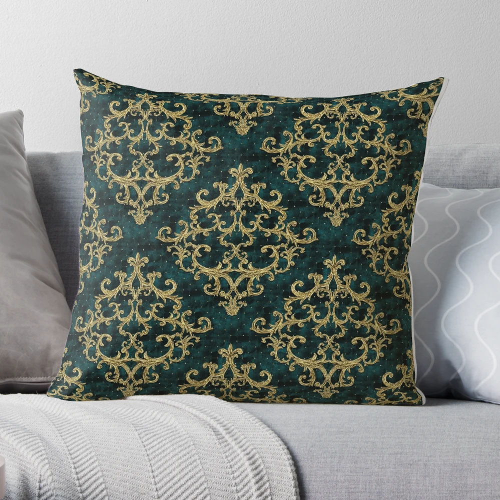 Large on sale gold cushions