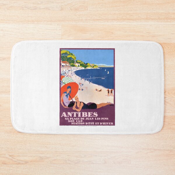 Item preview, 1928 France ANTIBES French Riviera Travel Poster designed and sold by retrographics.