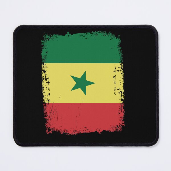 Item preview, Senegal Flag Distressed designed and sold by rafaeltto.