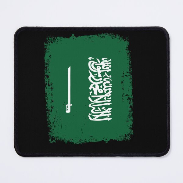 Item preview, Saudi Arabia Flag Distressed designed and sold by rafaeltto.