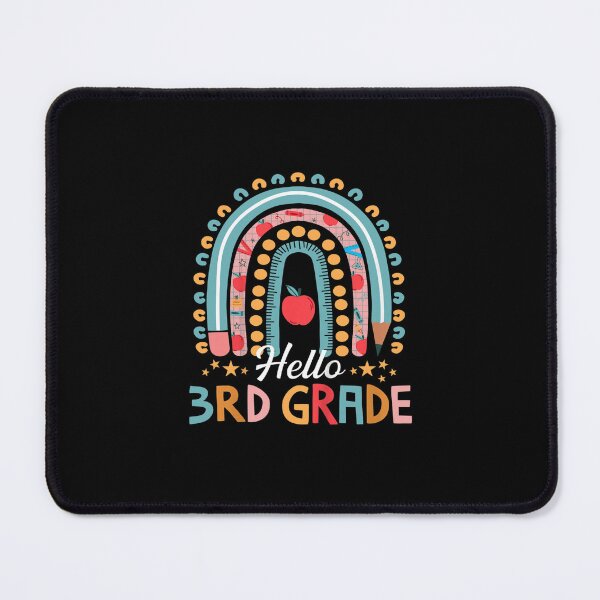 Item preview, Hello 3rd Grade Teacher Leopard Rainbow Back To School  designed and sold by AdonisShop.