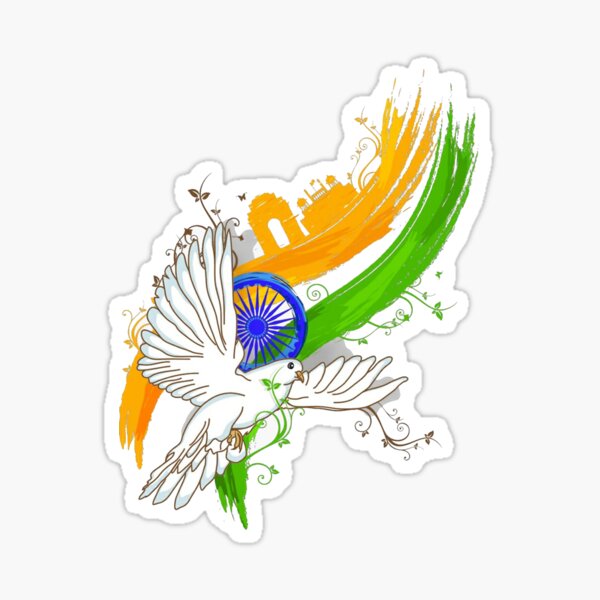 Tiranga A Tiranga A Tiranga Sticker For Sale By Asasici Redbubble