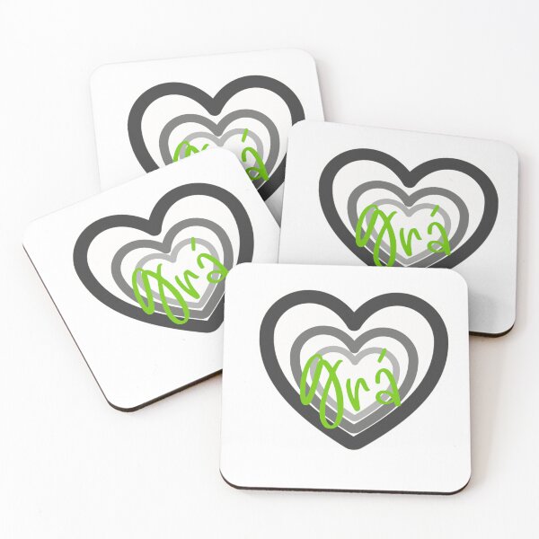 Item preview, Grá is the Irish for Love Black 7 Green designed and sold by Haiii-Designs.