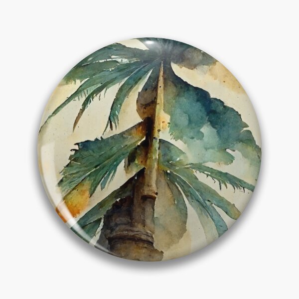 Artikelvorschau, Palm Trees Watercolor entworfen und verkauft von deificusArt.