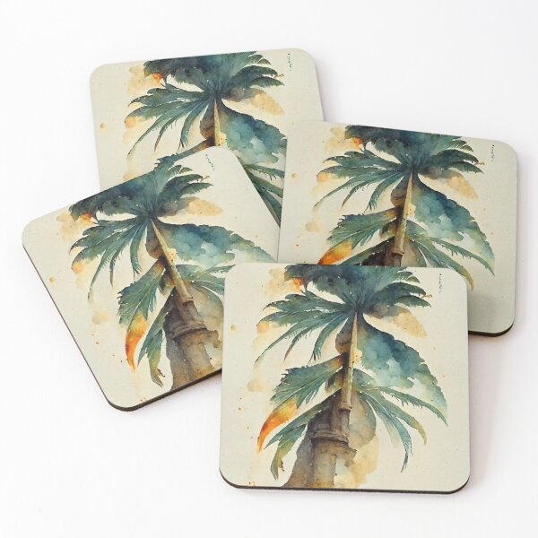 Item preview, Palm Trees Watercolor designed and sold by deificusArt.