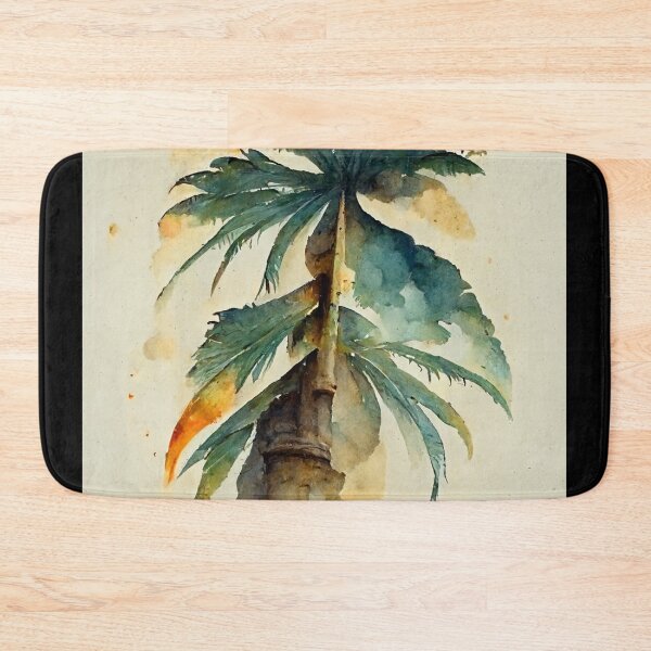 Artikelvorschau, Palm Trees Watercolor entworfen und verkauft von deificusArt.