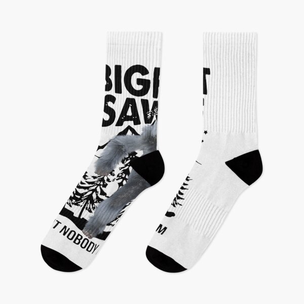 Item preview,  Big foot saw me but nobody believes him shirts for men, big foot saw me but nobody believes him hats, big foot saw me but nobody believes him stickers  designed and sold by Poussyarts.