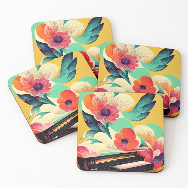 Item preview, Retro Flower Piano designed and sold by deificusArt.