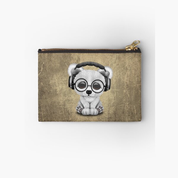 Item preview, Cute Baby Polar Bear Dj Wearing Headphones designed and sold by JeffBartels.