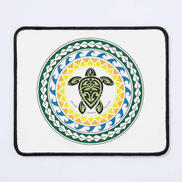 Item preview, Tribal Turtle Tattoo Mandala Grand Cayman Island designed and sold by srwdesign.