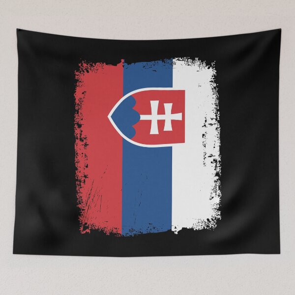 Item preview, Slovakia Flag Distressed designed and sold by rafaeltto.