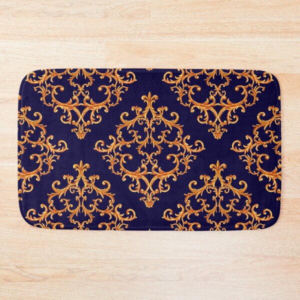 Item preview, Flourish Ornamental Damask Gold Pattern - Baroque Patterns designed and sold by antevasinart.