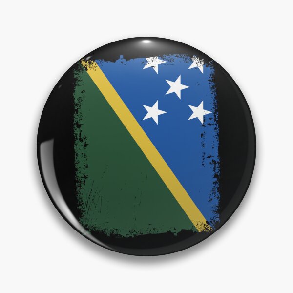 Item preview, Solomon Islands Flag Distressed designed and sold by rafaeltto.