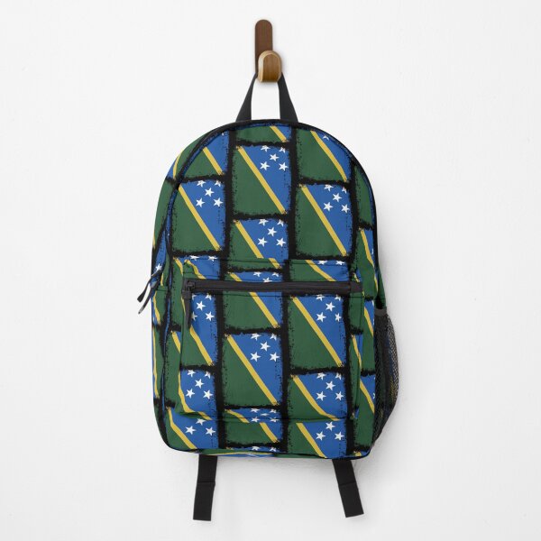 Item preview, Solomon Islands Flag Distressed designed and sold by rafaeltto.