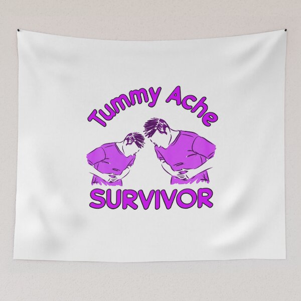 Item preview, Funny Tummy Ache Survivor shirt designed and sold by DerexPro.