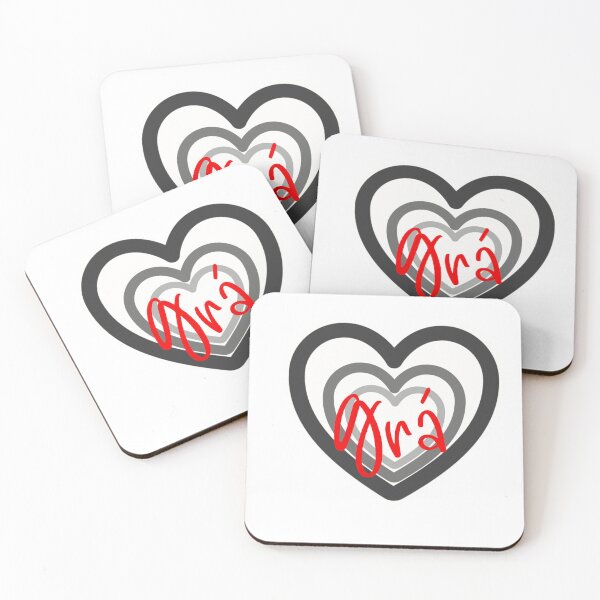Item preview, Grá is the Irish for Love Black and Red designed and sold by Haiii-Designs.