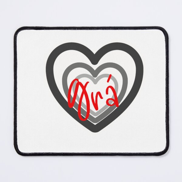 Item preview, Grá is the Irish for Love Black and Red designed and sold by Haiii-Designs.