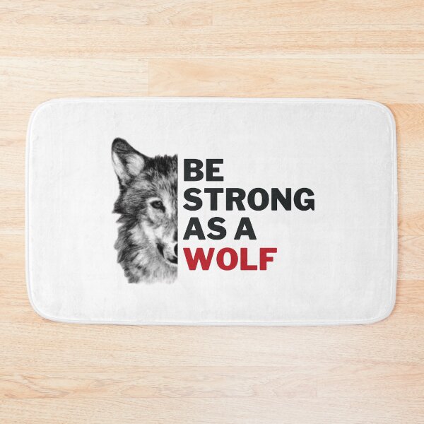 Artikelvorschau, Sei stark wie ein Wolf entworfen und verkauft von ExcitedMood.