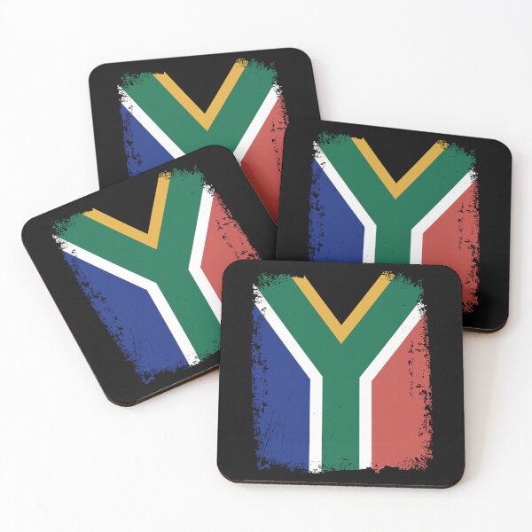 Artikelvorschau, South Africa Flag Distressed entworfen und verkauft von rafaeltto.