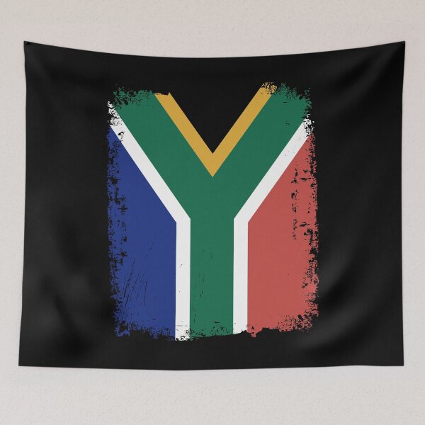 Artikelvorschau, South Africa Flag Distressed entworfen und verkauft von rafaeltto.